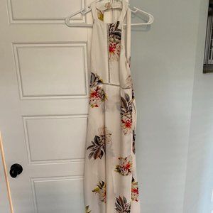 White Floral Maxi Dress
